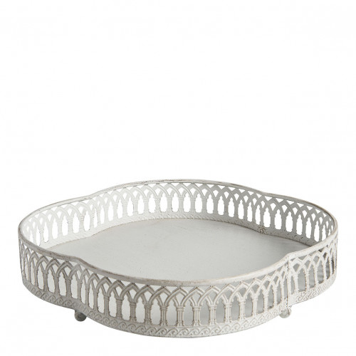 Set of 2 Idylle Metal Trays