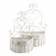Conjunto de 2 suportes de parede em metal para plantas