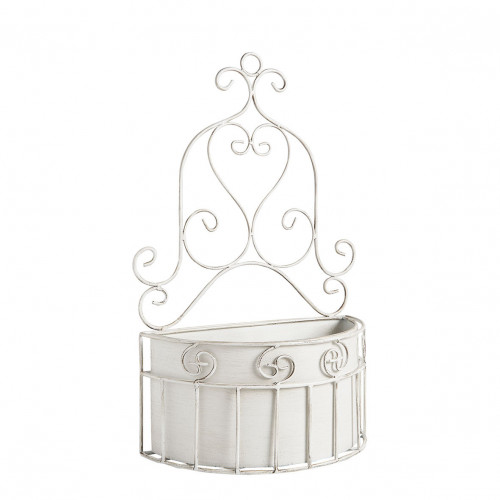 Set de 2 supports muraux pour plantes en métal