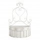 Conjunto de 2 suportes de parede em metal para plantas