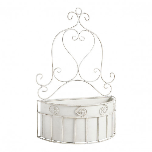 Set of 2 metal wall brackets for plants