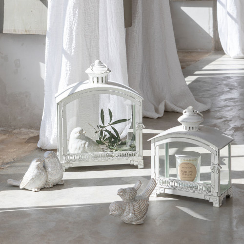 Large Metal Marie Lantern - H. 33 cm Large Metal Marie Lantern - H. 33 cm