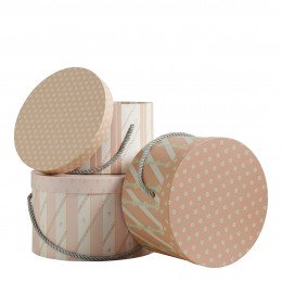 Set of 3 Bain de Soleil Storage Boxes