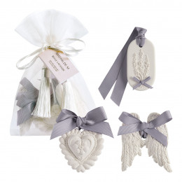 Pouch of 3 scented decorations - Belle Lavande