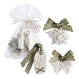 Pochon com 3 decorações perfumadas - Delicada Verbena