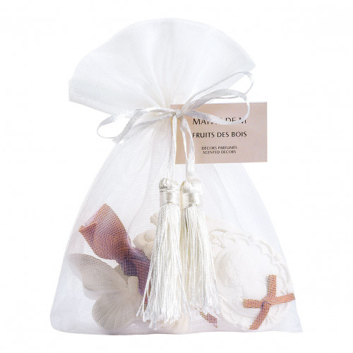 Pouch with 3 scented decorations - Fruits des Bois Pouch with 3 scented decorations - Fruits des Bois