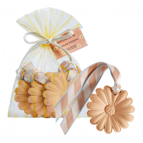 Pouch of 3 scented decorations Bain de Soleil - Mangue Sorbet