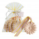 Pouch of 3 scented ornaments Sunbath - Coconut Pearl