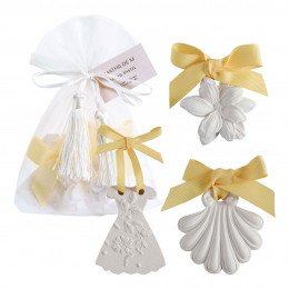 Pouch of 3 scented decorations - Soleil Pastel