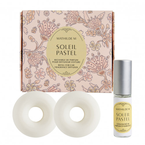 Car Air Freshener Refill - Soleil Pastel