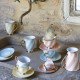 Madame de Récamier Mug with Pastel Stripes - Blue