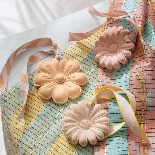 Pouch of 3 scented decorations Bain de Soleil - Perle de Coco
