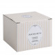 Porta-velas litofania Margarida em biscuit de porcelana