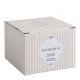 Porta-velas litofania Margarida em biscuit de porcelana