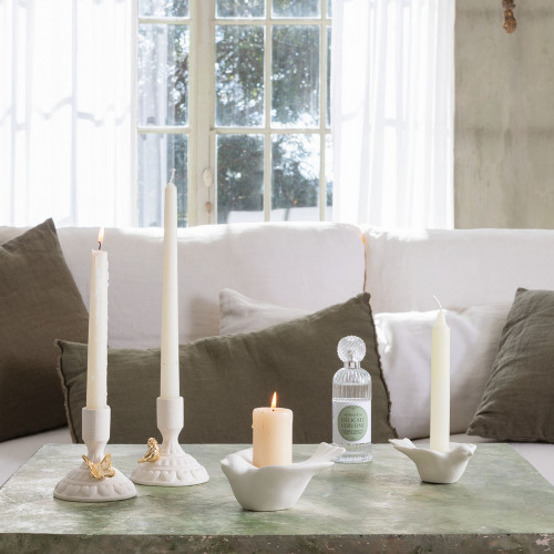 Ceramic Bird Footed Candle Holder