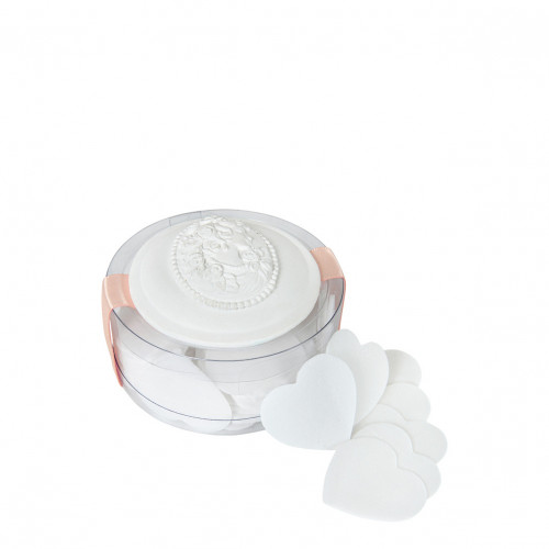 Scatola di foglietti di sapone profumato Piccoli Cuori Marquise - Gelsomino