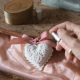Scented decor Quilted Heart - Large model - Marquise