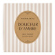 Coffret de 4 décors fondants en cire parfumée - Douceur d'Ambre