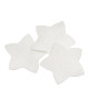 Boîte de feuilles de savon Étoiles blanches pailletées - Parfum Rose