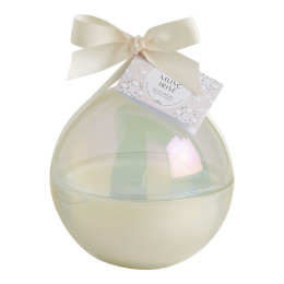 Vela Perfumada Bola de Natal Festa Nacarada 210 g - Almíscar Iris