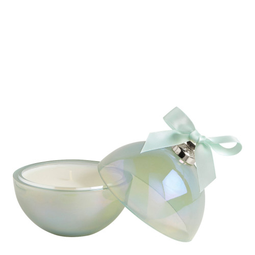 Candela Profumata Palla di Natale Fête Nacrée 210 g - Sapin Givré