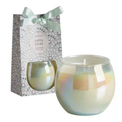 Vela perfumada Fête Nacrée 170 g - Sapin Givré