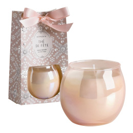 Bougie parfumée Fête Nacrée 170 g - Thé de Fête