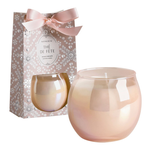 Bougie parfumée Fête Nacrée 170 g - Thé de Fête