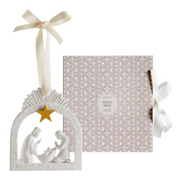 Crèche de Noël parfumée Fête Nacrée - Musc Irisé