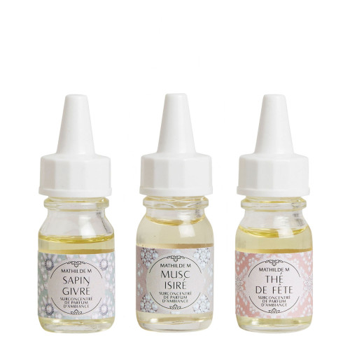 Cofanetto di 3 superconcentrati di profumo d'ambiente Fête Nacrée 10 ml