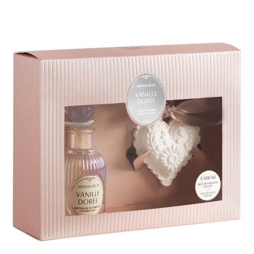 Coffret Diffuseur de parfum d'ambiance Les Intemporelles en Fête - Vanille Dorée Coffret Diffuseur de parfum d'ambiance Les Intemporelles en Fête - Vanille Dorée