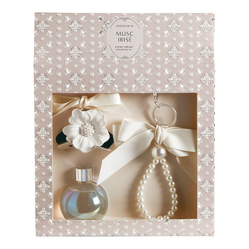 Pearly Celebration home fragrance diffuser set - Iris Musk