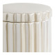 Pearly Sheen ceramic cotton swab holder