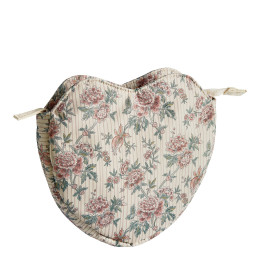 Pochette Cœur en tissu Marquise