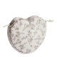 Pochette Cœur en tissu Sublime Jasmin