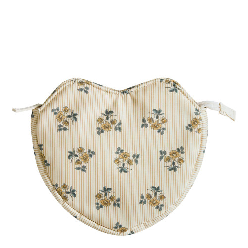 Bolsita Cœur de tela Fleur de Mandarine