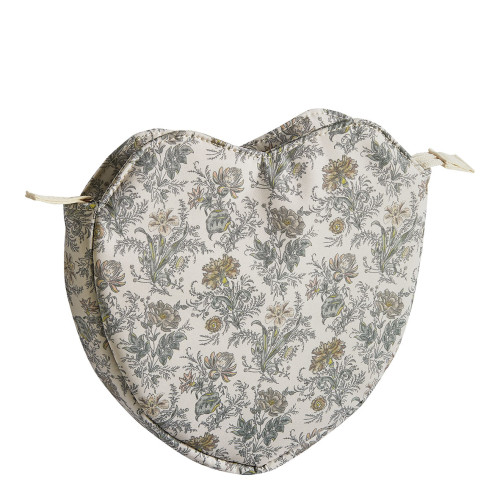 Pochette Cœur en tissu Voile de Lin Pochette Cœur en tissu Voile de Lin