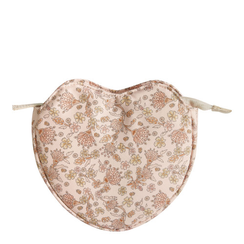 Soleil Pastel Heart-shaped fabric pouch