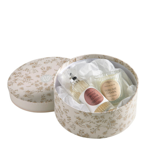 Set di 2 scatole portaoggetti Sublime Jasmin