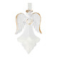 Set of 3 hanging glass Angel ornaments
