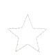 Metal luminous star - Small model - H. 50 cm
