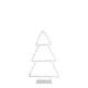 Metal luminous Christmas tree - Small model - H. 50 cm