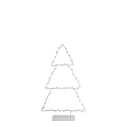 Árbol de Navidad luminoso de metal - Modelo pequeño - Alt. 50 cm