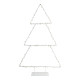 Árvore de Natal luminosa em metal - Modelo grande - A. 80 cm