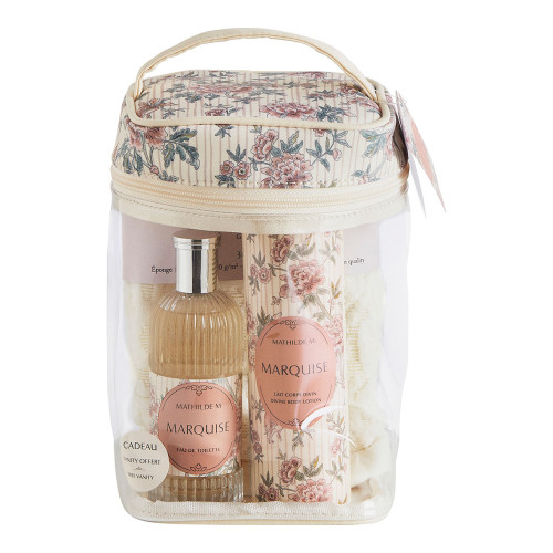 Nécessaire de Beleza com água-de-colónia 100 ml e leite corporal Divino 250 ml - Marquise
