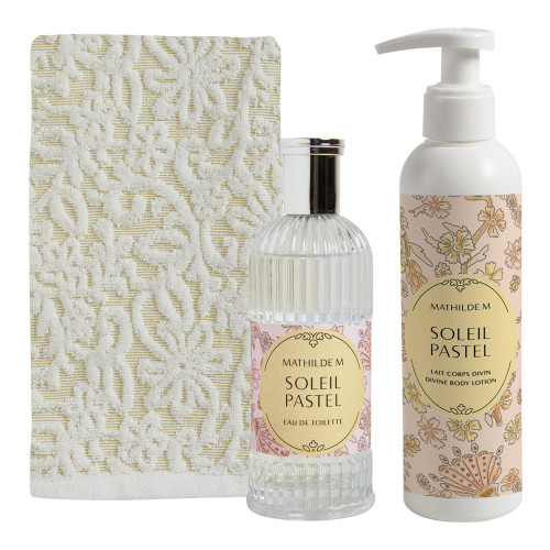 Beauty Case eau de toilette 100 ml e latte corpo Divino 250 ml - Soleil Pastel