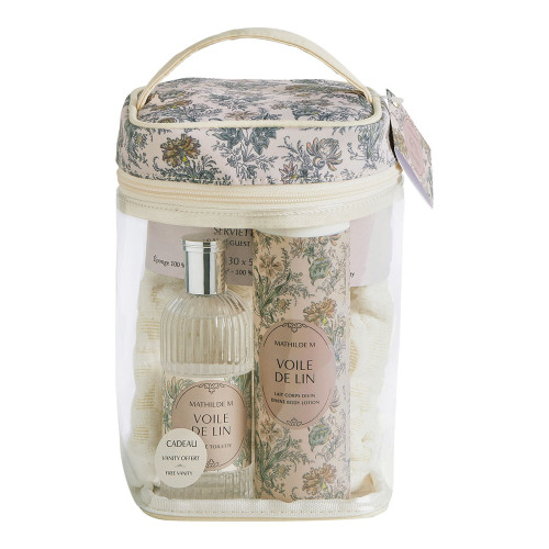 Nécessaire de Beleza eau de toilette 100 ml e leite corporal Divin 250 ml - Voile de Lin