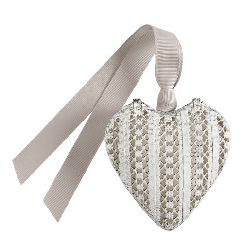 Heart Box and Scented Decoration - Fleur de Coton Heart Box and Scented Decoration - Fleur de Coton