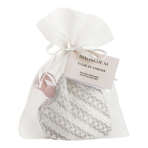 Heart Box and Scented Decoration - Fleur de Cerisier