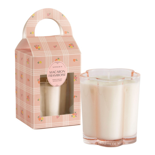 Scented Candle Gourmandises d'Été 145 g - Macaron Framboise